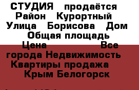 СТУДИЯ - продаётся › Район ­ Курортный › Улица ­ Борисова › Дом ­ 8 › Общая площадь ­ 19 › Цена ­ 1 900 000 - Все города Недвижимость » Квартиры продажа   . Крым,Белогорск